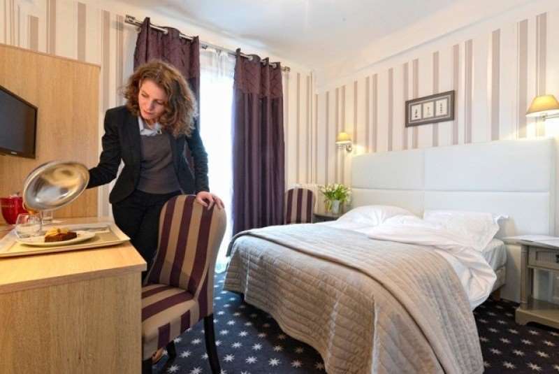 Hotel Le Berry Saint-Nazaire Rum bild